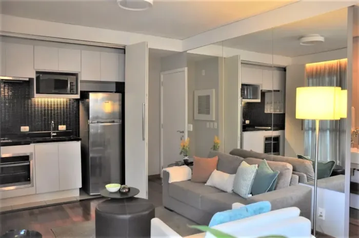 Itaim Bibi Locação Apartamento Mobiliado 2 dormitórios V Olímpia Próx Faria Lima, Iguatemi