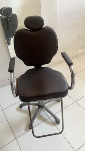 Cadeira corte barbearia em