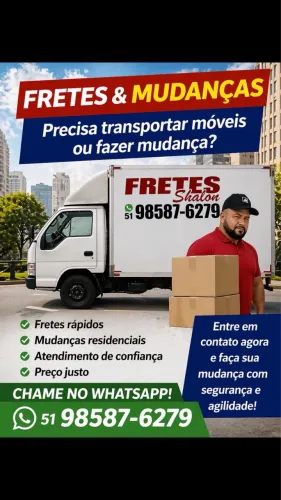 Fretes, Carreto, mudanças.