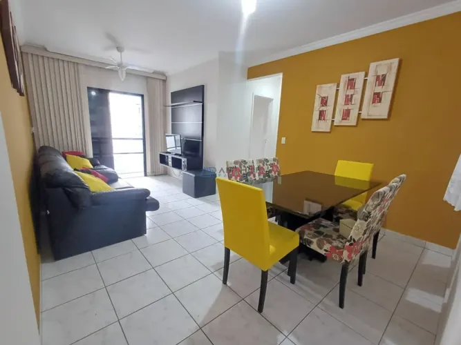 Apartamento para locação com 2 dormitórios em Praia Grande mobiliado na Tupi