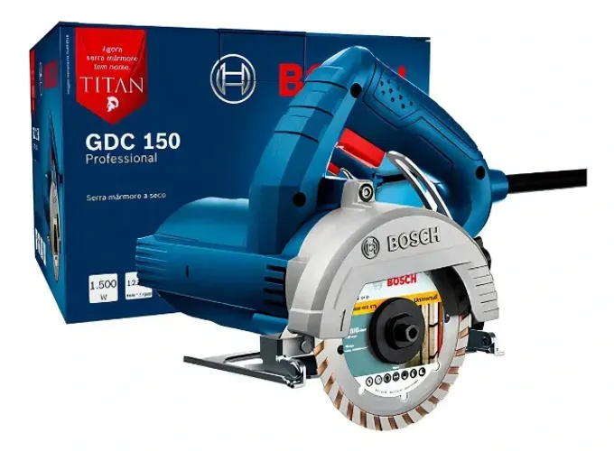 [Novo/Lacrado] Serra Mármore Bosch GDC 150 TITAN 1500W 220V com 1 disco