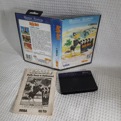JOGO MASTER SYSTEM DAFFY DUCK IN HOLLYWOOD CIB