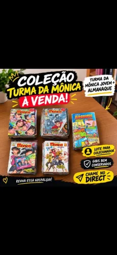 COLEÇÃO TURMA DA MÔNICA JOVEM ? EDIÇÕES 1 AO 77 À VENDA
