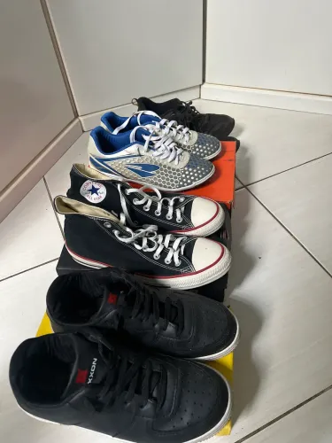 5 tênis novos por 300