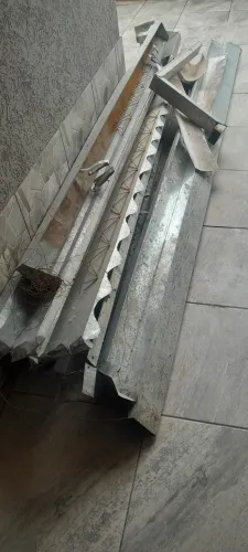 Calha e rufo usado 