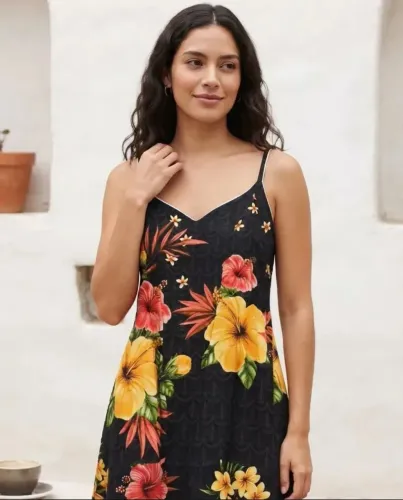 Vestido estampado exclusivo floral