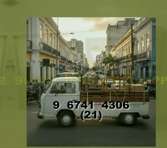 Frete para Botafogo! Transporte seguro com preços justos! Contato 21?9?6741?4306