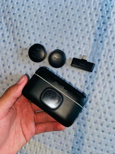 Microfone sem fio de lapela, tipo C