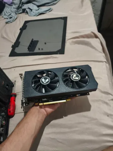 Placa de vídeo RX 580 8gb (Com defeito / Para concerto ou peças )