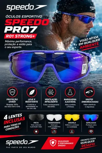 Óculos esportivo SPEEDO PRO 7