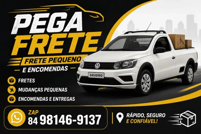 Fretes pequeno e encomendas 