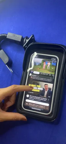 Bolsa a prova d?água para celular de motoboy e ciclista