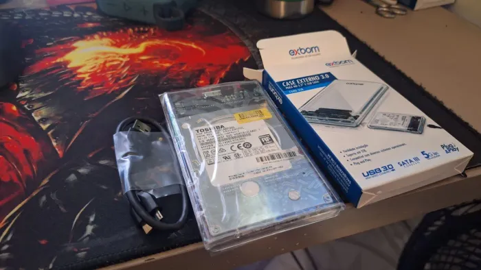 HD externo 500GB 100% 