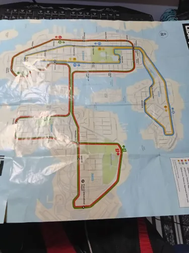 Mapa liberty city área street GTA.