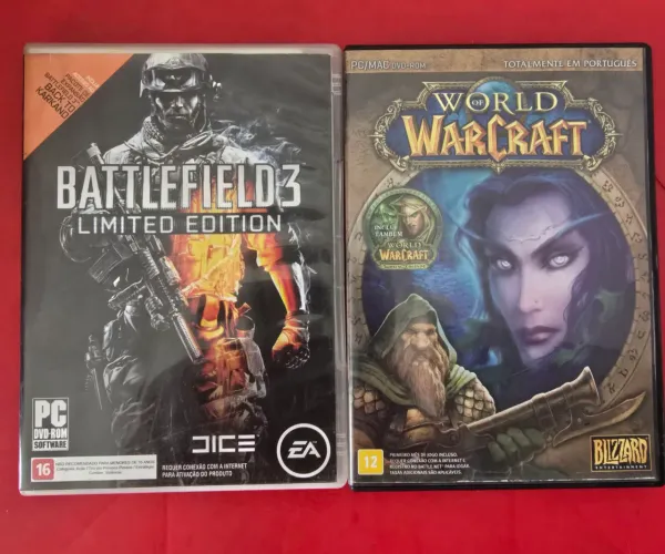 World warcraft original + battlefield 3 original 