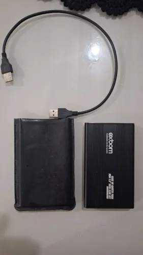 Gaveta Case HD Externo 2.5 SATA USB 3.0 6Gbps Alumínio com Capa