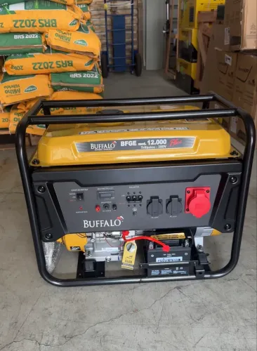 Gerador de Energia 12.5 KVA a Gasolina Trifásico 380v C/ Partida Elétrica - Buffalo (Novo)