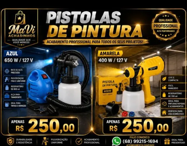Pistolas de pintura 650 W/400 W