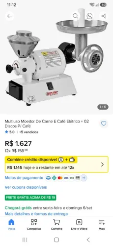 Moedor carne/ cafe.