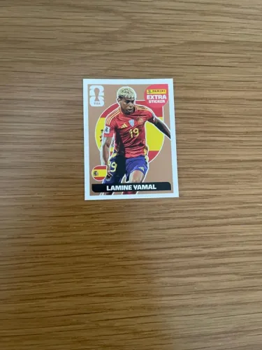 Figurinha Extra Sticker Legend Bronze Lamine Yamal Copa 2026