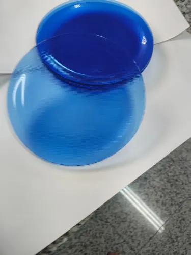 7 Pratos rasos Azul Nadir Figueiredo 26 cm