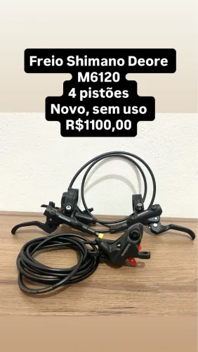 Freio Shimano Deore M6120 4 pistões