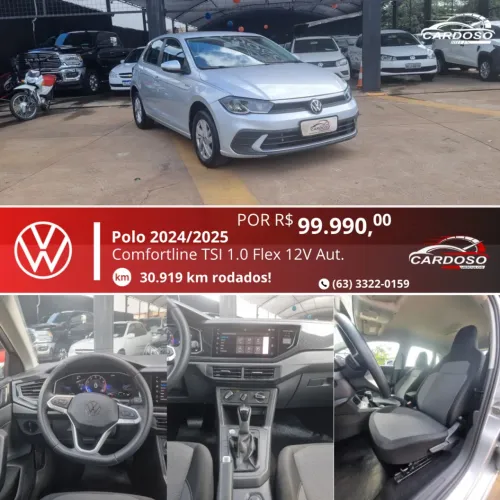 Volkswagen Polo Comfortline TSI 1.0 Flex 12V Aut. 2025