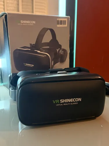 Vr óculos realidade virtual shinecon