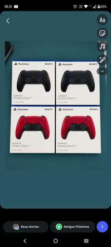 Controle PlayStation 5 - Novo Lacrado