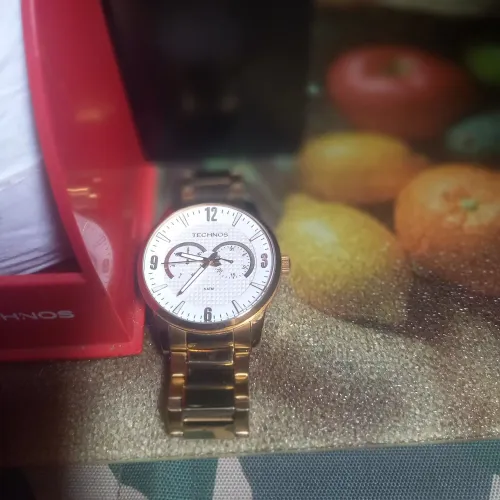 Relógio TECHNOS clássico Dourado