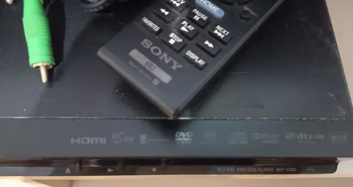 Blu-ray Sony em pleno funcionamento