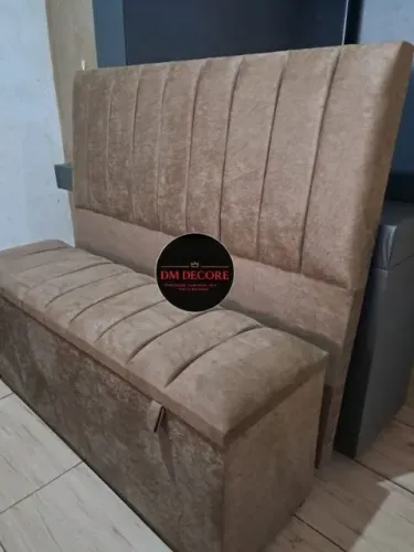 Promoção Kit cabeceira + baú tamanho apenas 420 reais