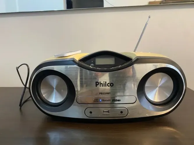 Boombox Philco PB329BT com CD, Gravador, Usb e Bluetooth