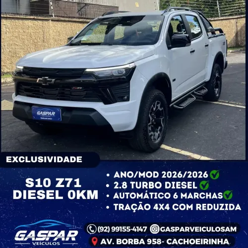 Chevrolet S10 Pick-up Z71 2.8 TDI 4X4 CD Dies. AUT 2026