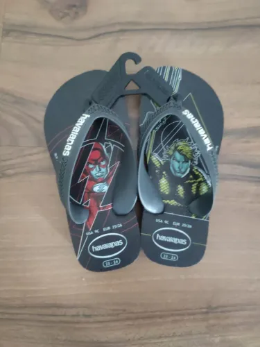 Chinelo Havaianas infantil menino Novo 23/24