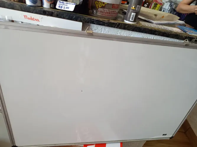 Quadro lousa branco 90x60