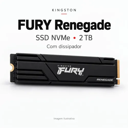 Ssd NVMe Kingston Fury Renegade 2 TB
