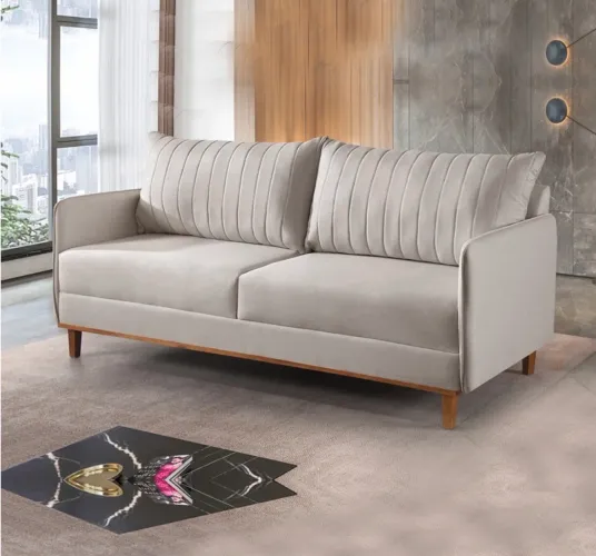 Sofá Living Zara 2,00m em Linho D33 p87
