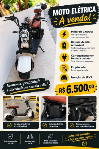 Scooter Eletrica X11 2000w 20ah 2023