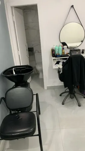 Lavatório de cabelo + cadeira