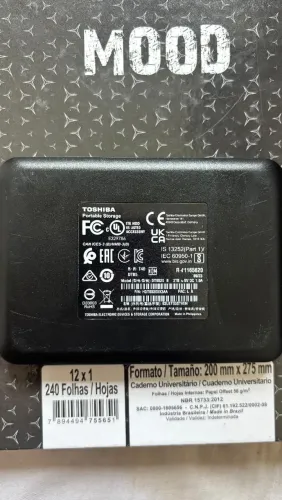 Hd externo toshiba 2TB