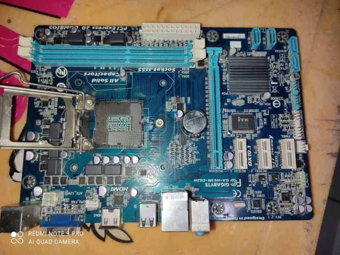 Kit lga 1155, 8gb de ram, Pentium g645, placa mãe gigabyte e HD de brinde