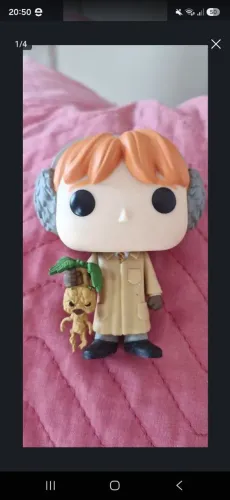 Lote funko pop harry potter aula de herbologia
