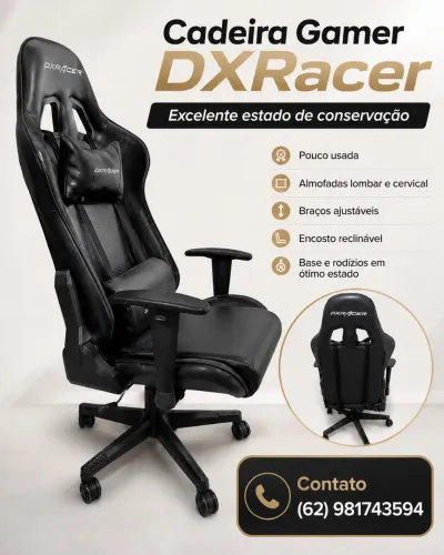 Cadeira PC Gamer DXRacer