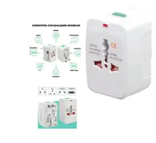 Adaptador de Tomada Universal - Novo.