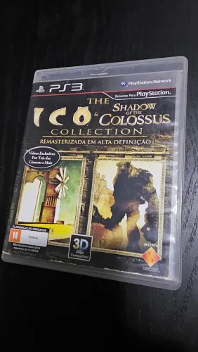 Jogo coletania ICO e Shadow of the colossus de PS3