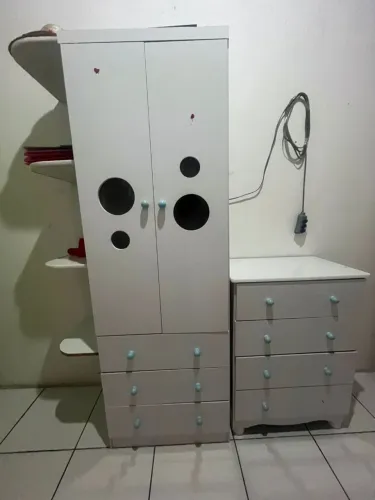 Guarda roupa infatil mas cômoda