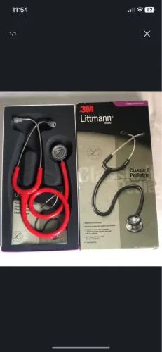 Estetoscópio Littman Classic II Pediatric vermelho