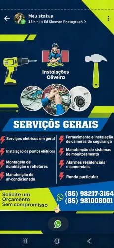 Câmeras e alarmes 