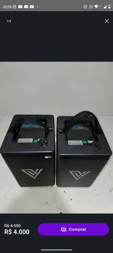 2 baterias moto elétrica voltz modelo ev1 sport novas + carregador 
